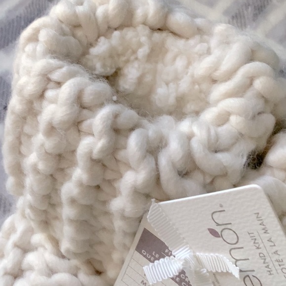 Lemon Chunky Knit Bootie Slipper - Picture 5 of 6